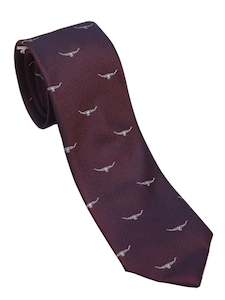 Longhorn Silk Tie