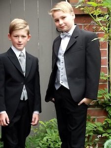 Suit Hire: Boys Black Suit