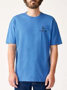 R M Williams: RM Williams S25 Banner Tee - French Navy