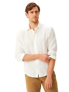 Long Sleeve Shirts: RM Williams S25 Classic Shirt FP - White