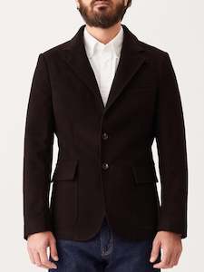 Sports Coats Blazers: RM Williams W24 Moleskin Field Blazer - Chocolate