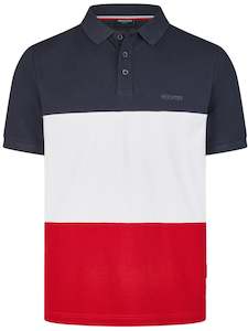 Daniel Hechter S24 Tri colour Polo Shirt