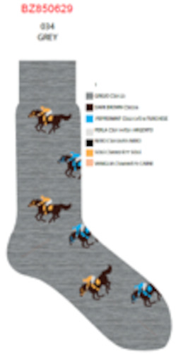 Lorenzo Uomo  Horse Racing Socks