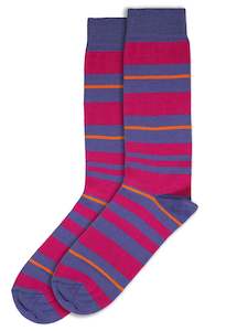 Socks Jocks: Visconti Border Stripe Socks