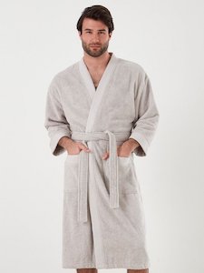 Sleepwear: Baksana Terry Kimono Robe