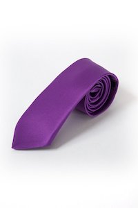 39 Mauve Satin Tie