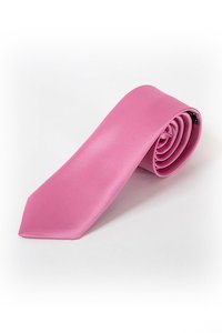 37 Flamingo Satin Tie