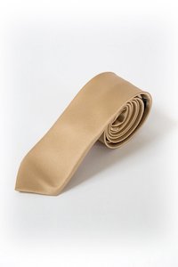 The Tie Company: 26 Gold Satin Tie