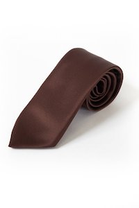 The Tie Company: 24 Chocolate Satin Tie