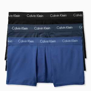 Calvin Klein Cotton Stretch 3pk LR Trunks