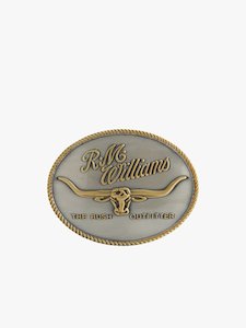 RM Williams Logo Buckle