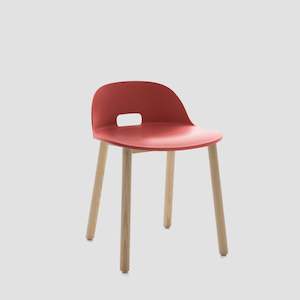 Alfi Lowback Chair - Red (Ex Showroom Sample)