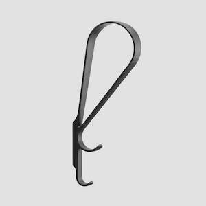 Tupla Wall Hook - Black