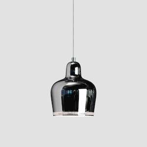 Pendant Lamp A330S "Golden Bell" - Chrome