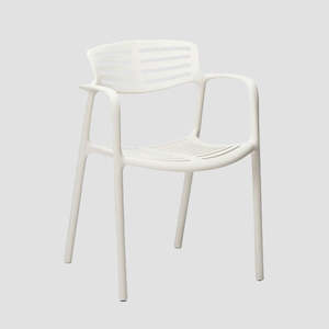 Outdoor: Toledo Aire Armchair - Ivory - Ex Showroom Sample