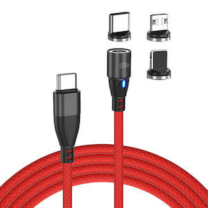 Super Nova, Type C. 2m - 100W Data/Charge Magnetic Cable. Fast Charging Capable.