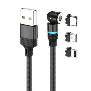 Internet only: Stella 2m Magnetic Fast Charging Data Cable. 3 Amp Fast Charge.