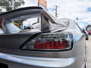 Motor vehicle parts: Nissan Silvia S15 Yashio Factory Style Smoked LED Tail Lights