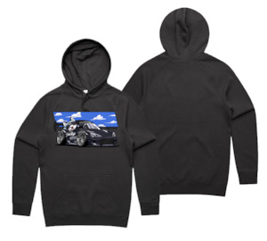 Dorifuto Buddies 86 Hoodie | Coal