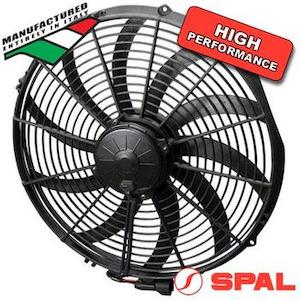 SPAL High-Performance Racing Pusher Fan - 16" Skew 12V - 1959 CFM - 21.5 Amps