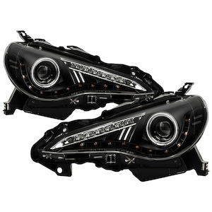 Spyder Black Projector Headlights - Toyota 86 / Subaru BRZ