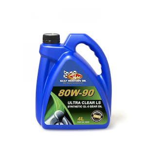 Gulf Western Ultra Clear Synthetic Gear Oil 80W-90 - 4L