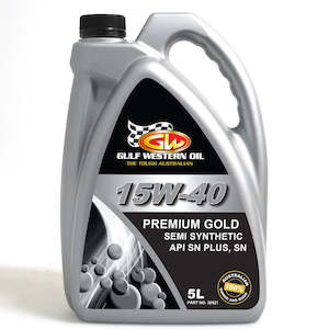 Gulf Western Premium Gold 15W40 Engine Oil - 5L