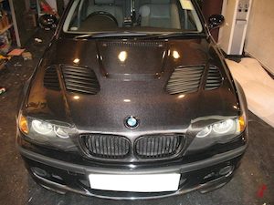 GTR T2 Style Carbon Bonnet For BMW E46