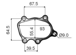 Nissan SR20 Turbo Outlet Gasket - Permaseal MLSR