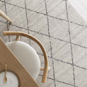 Household textile: Berber Knot Atlas Rug - Limestone - Pre Order