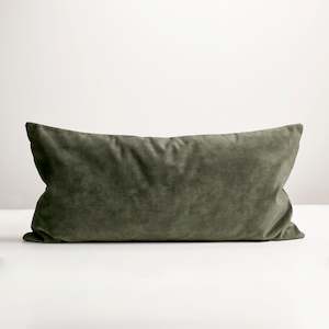 Household textile: Jade Velvet Lumbar Cushion