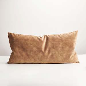 Household textile: Burnish Velvet Lumbar Cushion