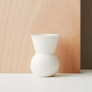 Bulb Vase - Satin White - Small