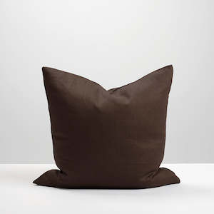 Chocolate Linen Cushion