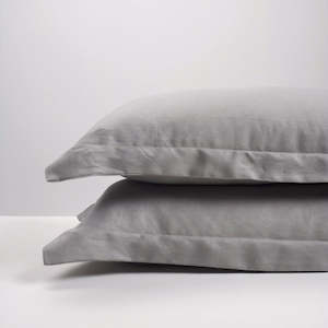 Smoke Linen Pillowcases