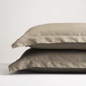 Olive Linen Pillowcases