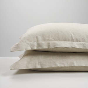 Household textile: Natural Linen Pillowcases