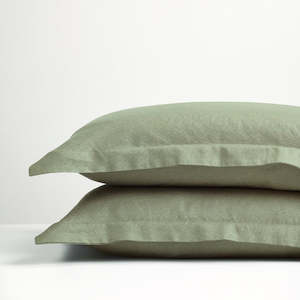 Sage Linen Pillowcases