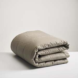 Household textile: Olive Linen Quilt