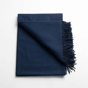 Cashmere Merino Throw - Ink