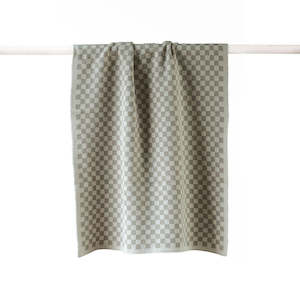 Household textile: Chekka Knitted Hand Towel - Taupe