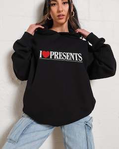 Hoodies: I Love Presents Hoodie