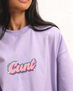 Rude Tshirts: Cunt Oversized Tee