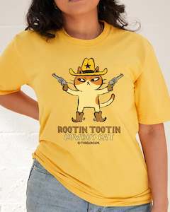 Rootin Tootin Cowboy Cat T-Shirt