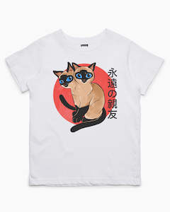 Siam Cats Kids T-Shirt