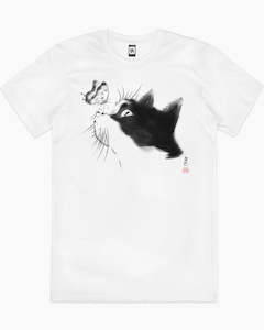 Ddjvigo: Curious Cat T-Shirt