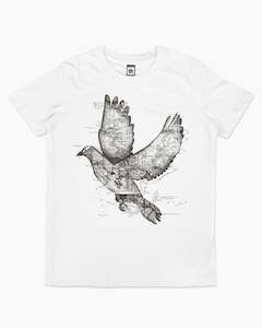 Wanderlust Bird Kids T-Shirt