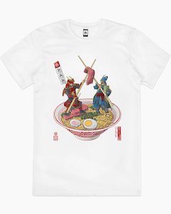 Samurai Duel over Ramen T-Shirt