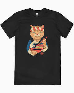 Ramen Tshirts: Ramen Meowster T-Shirt