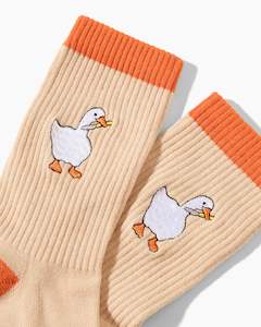 Valentines Day: Goose Knife Socks